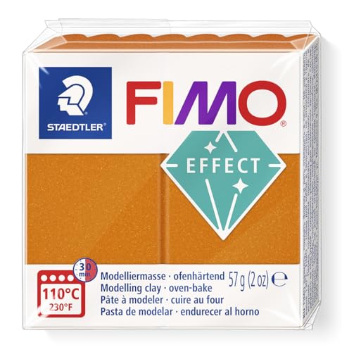 FIMO Soft Polymer Oven Bake Modelling Clay - 57g Blocks - Set of 6 - Metallic Colours