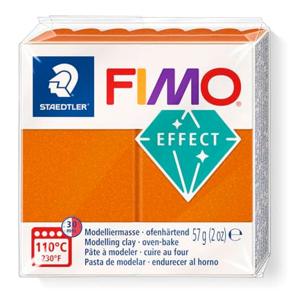 FIMO Soft Polymer Oven Bake Modelling Clay - 57g Blocks - Set of 6 - Metallic Colours