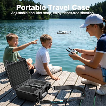 Lekufee Waterproof Hard Case for DJI Mini 5 Pro Drone, DJI RC 2, RC N3/N2