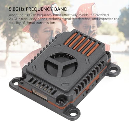Asixxsix 5.8GHz VTX 25mW-3W, 48CH, Switchable Long Range Video Transmitter VTX for FPV Racing Drone, with Antenna