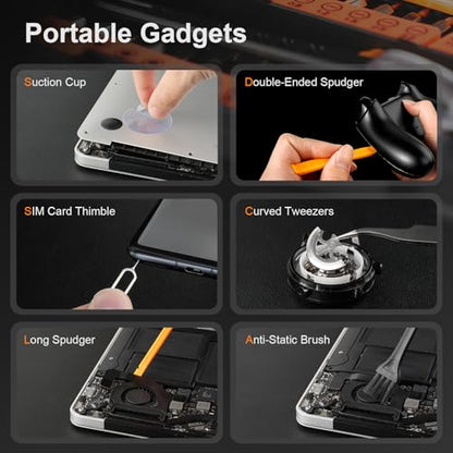 JOREST 40Pcs Precision Screwdriver Set,Small Screwdriver with Torx T5 T6 T8 - style: 40 in 1 S2
