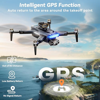 Drones with Camera for Adults 4K, Auto Return- HYTOBP P17 - size: Medium