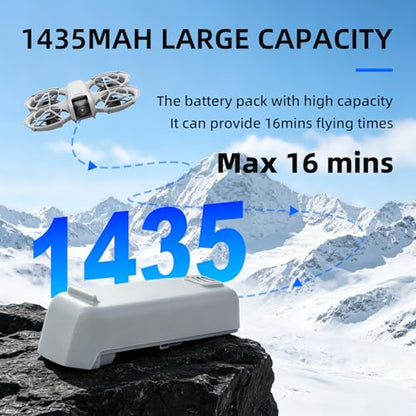 Neo Battery 1435mAh for DJI Neo Drone, High Capacity Intelligent Flight Battery, 16 Min Flight Time, 1 Pack Replacement