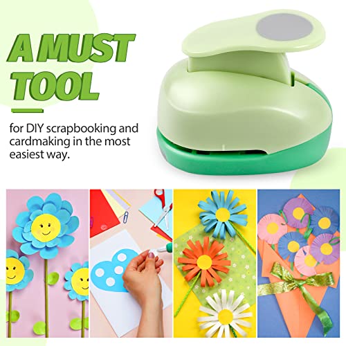 UCEC Circle Punch Craft Hole Punch for Paper Crafting 5 Different Size - color: circle, size: 5pack, 3/8+5/8+1+1.5+2in