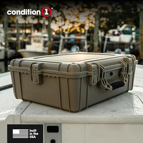 Condition 1 25" Large Waterproof Hard Case, Model 839, Tan - color: Tan