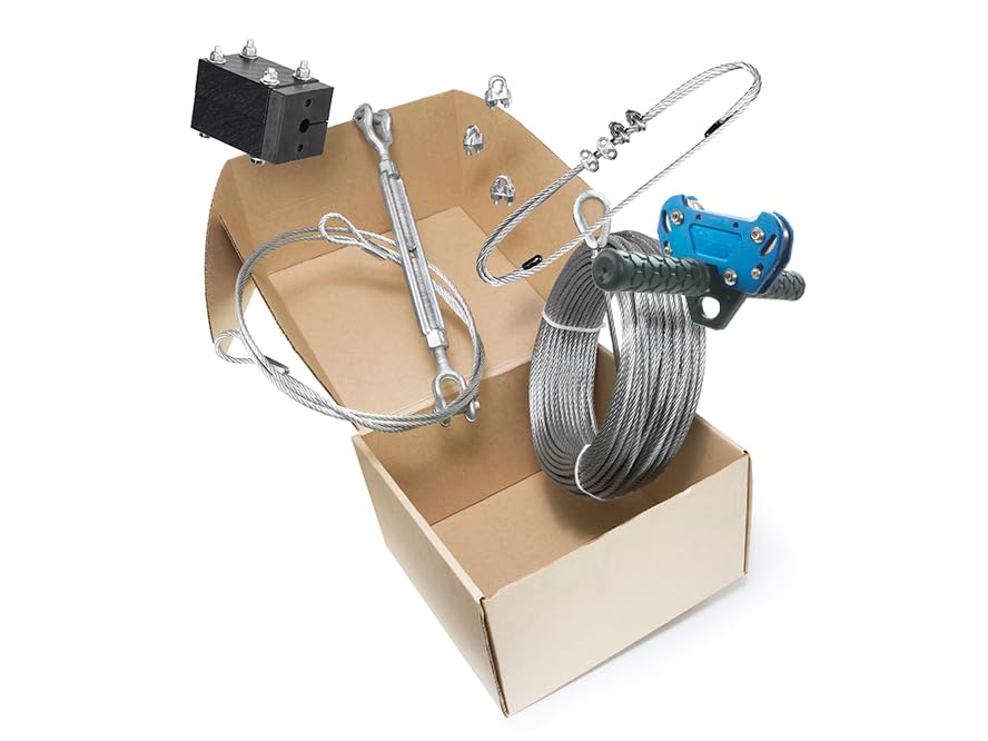 75 FT Chetco Zip Line Kit - size: 75'