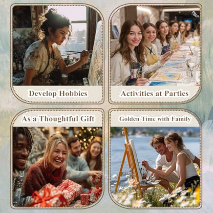 Butterfly Paint by Numbers Kit for Adults, Paint by Numbers for Adults - color: butterfly