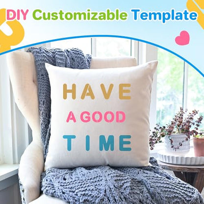 Letter Stencils 80Pcs 2&3Inch Large Alphabet Number Reusable Stencils - size: 2Inch+3Inch
