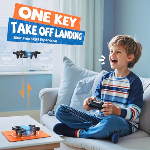 Veeniix V995 Mini Drones for Kids and Beginners,Indoor RC Quadcopter,Small Helicopter Plane with 3D Flips,360° Rotation,Circle Fly,Auto Hover,Headless Mode and 3 Batteries,Gift for Boys and Girls - style: Super Blue