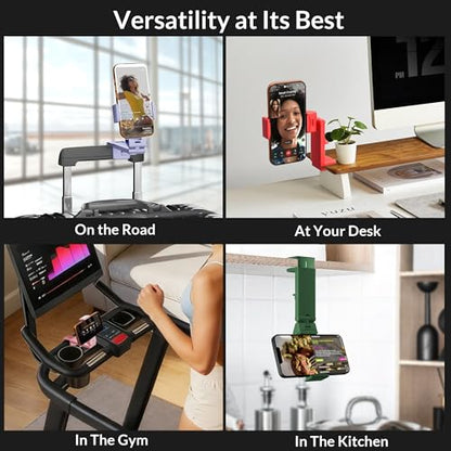Perilogics Universal Airplane Phone Holder Mount, Plane Travel Essentials - color: Black