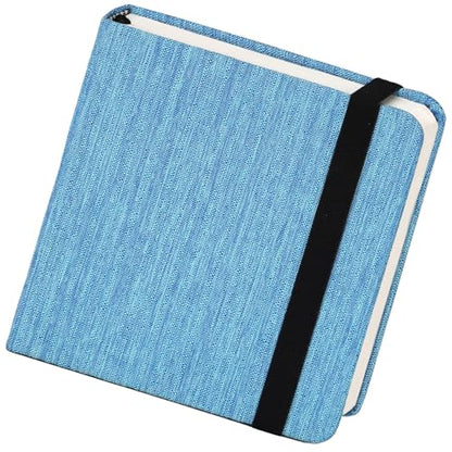 Funto Watercolor Journal 4.7x4.7, 100% Cotton 300gsm Cold Press, Deep Blue - color: 4.7x4.7-Deep Blue