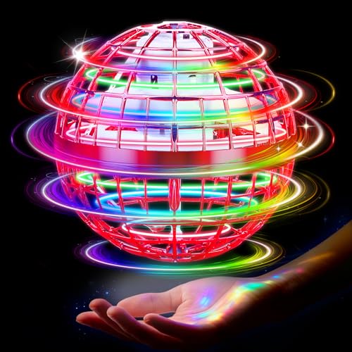 Flying Orb Ball Toy, 2026 Upgrade Hand Controlled Hover Ball - color: Bright Red, size: 1 Pack