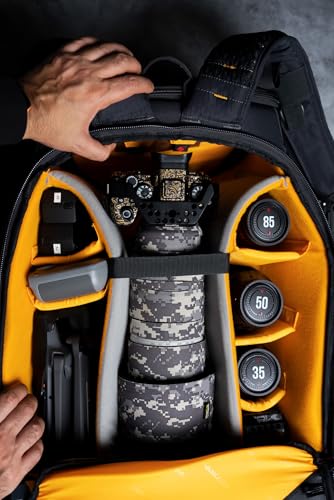 VANGUARD Alta Sky 53 Camera Backpack for Sony, Nikon, Canon, DSLR, Drones, Gray - size: AltaSky53