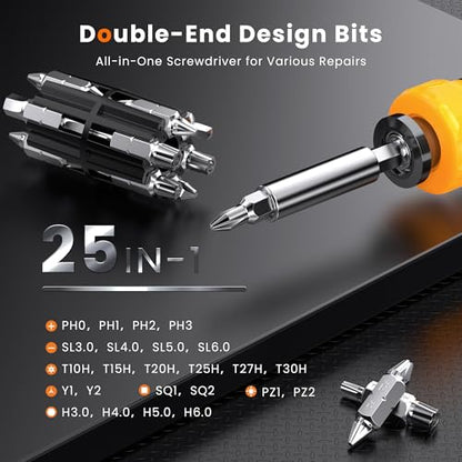 JOREST 25 in 1 Multi Screwdriver Set, Magnetic Screwdriver Multitool