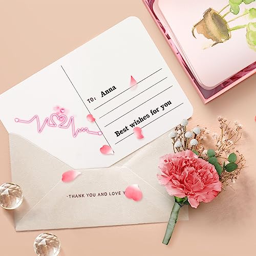 Prudiut Watercolor Postcards 4x6, 48 Sheets, 140Lb/300Gsm Cotton - color: Pink