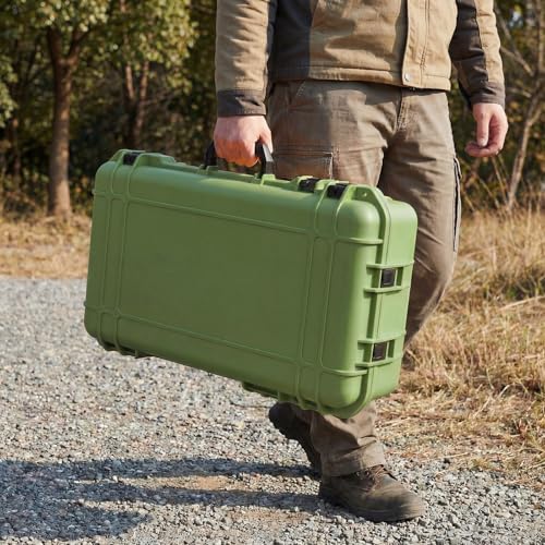 Relaxweex 22.4 x 16.1 x 10.2 Inch Hard Case, Grid Shell, Green - color: Green, size: 22.4 x 16.1 x 10.2 Inch, style: Grid Shell