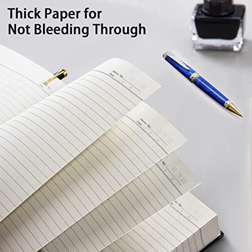 College Ruled Notebook Journal, 400 Page Softcover Leather Journal 8.5 x 11 - color: Green, style: College Ruled