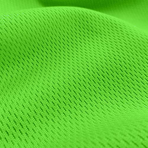 Pico Textiles 1 Yard Bolt Lime Green Dimple Mesh Athletic Jersey Fabric - color: Lime Green, size: 1 Yard Bolt