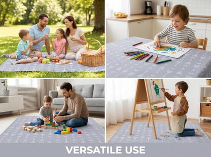 Splat Mat for Under High Chair, Waterproof Washable High Chair Floor Mat - color: Arrow