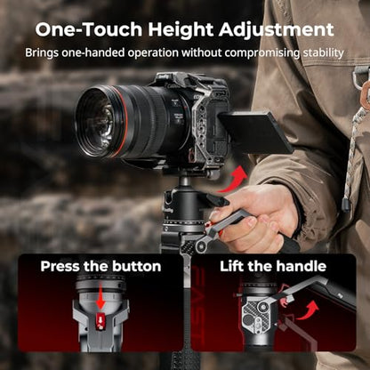 SmallRig 65.6"/ 166.5cm Carbon Fiber Ball Head Monopod for Camera - size: 166.5cm / 65.6"