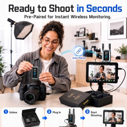 SYNCO Wireless HD Video Transmission and Receiver System Extender(1TX+1RX) - size: 1TX + 1RX