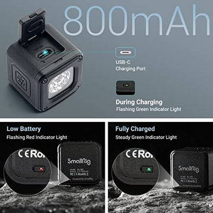 SmallRig RM01 Mini LED Video Lighting Kit, Lume Cube Portable Camera Light - size: 1 Pack