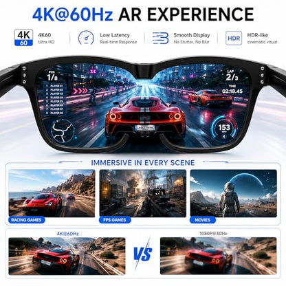 Guermok HDMI to USB C Video Display Adapter, 4.9ft AR Glasses Hub, 4K@60Hz - color: Silver, size: 4.9FT