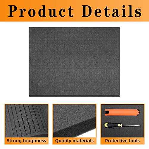 Sfcddtlg 8 Pcs Pick Apart Foam Insert, 2 Thicknesses Pick and Pluck Foam - color: 2 Size- Length 16in