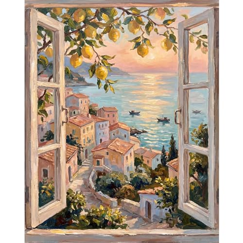 Lemon Tree Paint by Numbers Kit for Adults Without Frame 16x20 IN - color: OP-US05