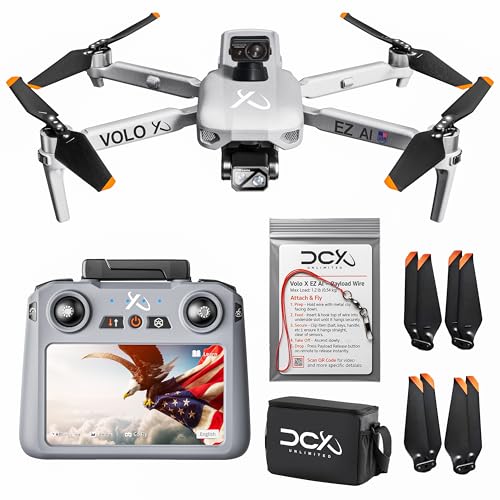 DCX Volo X EZ AI Drone - Drones with 4K Camera & 360° Obstacle Avoidance