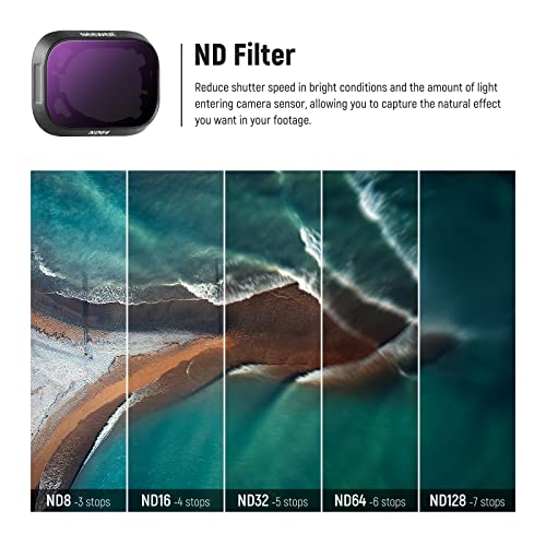 NEEWER ND Filter Set Compatible with DJI Mini 3 / Mini 3 Pro - size: Mini 3Pro, style: 6 Packs ND/CPL (Plastic)