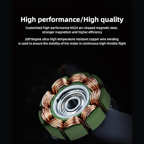 HGLRC Specter 1202.5 11000KV 1-2S Brushless Motor with 80mm Wire Without Plug for Micro Whoop Toothpick Drone