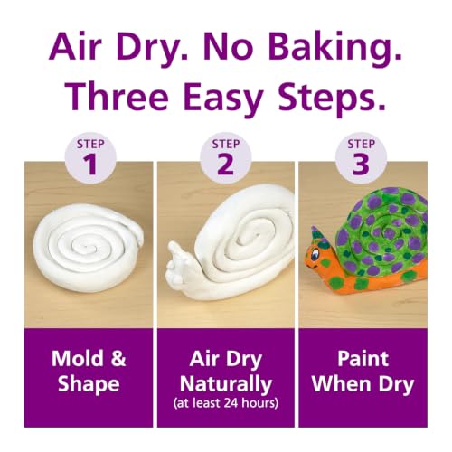 Colorations Air Dry Modeling Clay - 24lbs Kit
