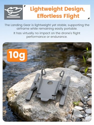 Landing Gear Compatible with DJI Mini 5 Pro, Foldable Leg Height Extension Kit with Quick-Release Design for Enhanced Ground Landing Protection Drone Accessories