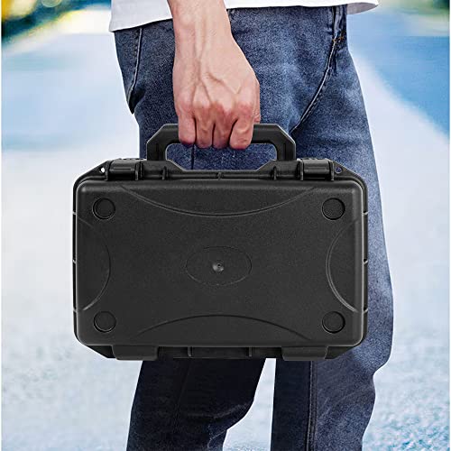TORIBIO Hard Carrying Case with Foam,Shockproof Storage Box 10.8"x6.5"x2.7" - size: 10.8"x6.5"x2.7"