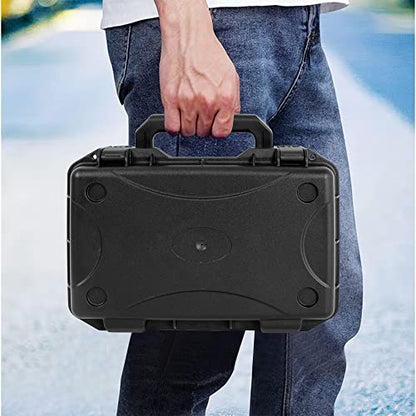 TORIBIO Hard Carrying Case with Foam,Shockproof Storage Box 10.8"x6.5"x2.7" - size: 10.8"x6.5"x2.7"