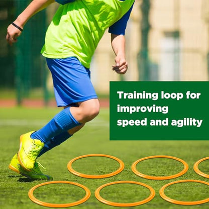 Deekin Agility Rings Speed and Agility Training Ring - color: Orange, size: 15 Inch