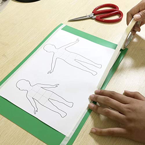 2Pcs Child's French Curve Ruler Sewing Humanoid Patterns Design, Clothing Measuring French Curve Rulers A4 Pattern Paper Draft Drawings - size: Child's Ruler (A4)