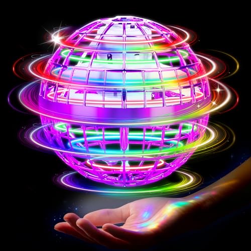 Flying Orb Ball Toy, 2026 Upgrade Hand Controlled Hover Ball - color: Bright Purple, size: 1 Pack