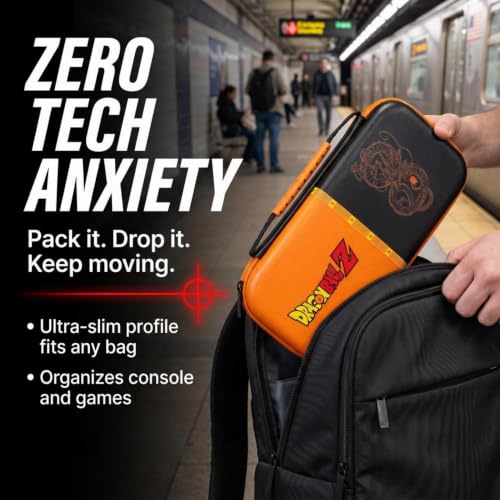 Dragon Ball Z Joycons Switch 1 Accessories Bundle, Carrying Case, Joycon - color: Dragon Ball Z