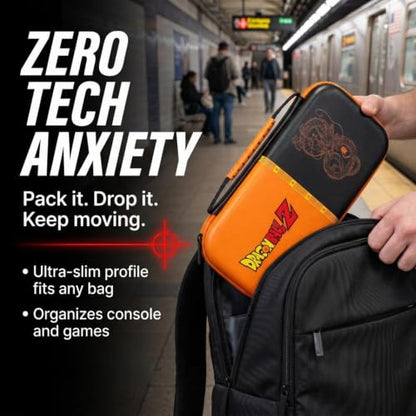 Dragon Ball Z Joycons Switch 1 Accessories Bundle, Carrying Case, Joycon - color: Dragon Ball Z