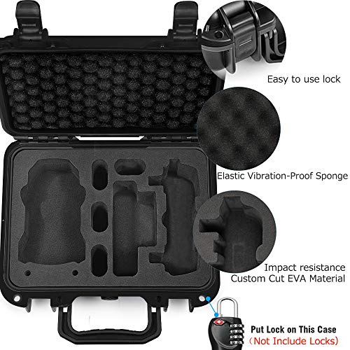 Lekufee Portable Waterproof Hard Case for DJI Mavic Mini & SE Accessories (Case Only, Not for Mini 4k/2/3/4)