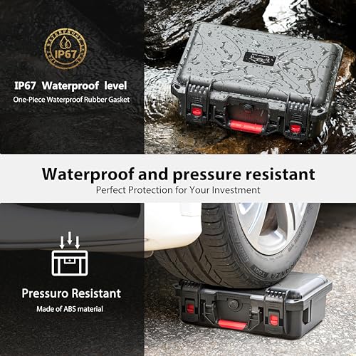 STARTRC Mini 4 Pro Case,Dual Layer Hard Case for DJI Mini 3 for Skyrover X1 - color: Grey-Dual Layer