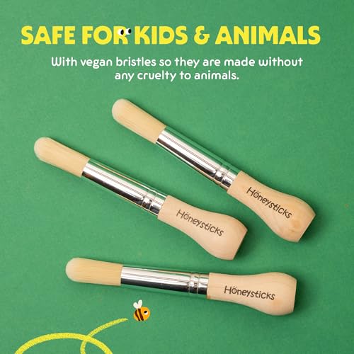 Honeysticks My First Paint Brush Set (3 Pack) - Jumbo Brushes, Ages 1+ - size: My First