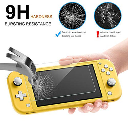 YUANHOT Carry Case & TPU Cover for Switch Lite 2019 - Yellow - color: yellow