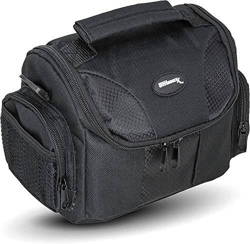 I3ePro Medium Soft Padded Digital SLR Camera Travel Case/Bag with Clip-on Detachable and Adjustable Strap