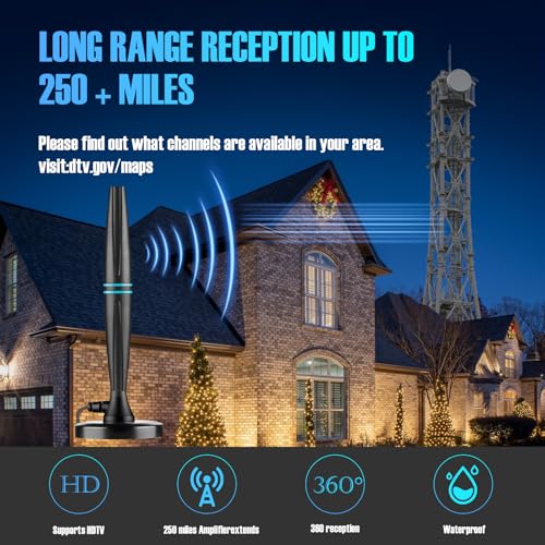 TV Antenna for Smart TV Indoor,TV Antenna for Local Channels