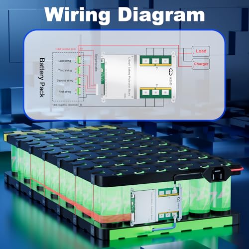 JKBMS JK-B2A8S30P 3S-8S 300A Lithium Battery BMS, 2A Active Balance - size: JK-B2A8S30P