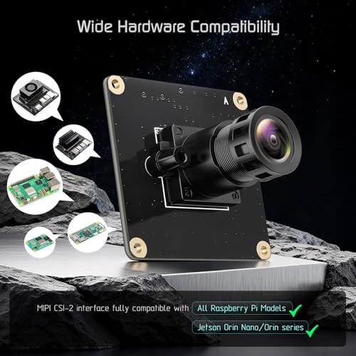 12MP MIPI Camera Module STARVIS IMX577 Sensor for Raspberry Pi, Jetson Orin Nano/Orin Series, 4K 30fps, HDR, Wide FOV Options