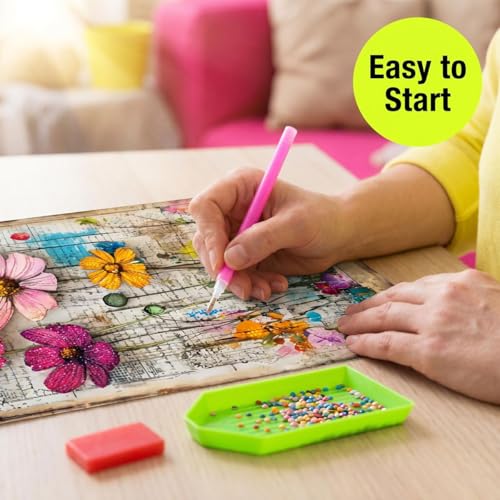 WUSARPLY Flowers Diamond Painting Kits for Beginner Adults - color: YH027